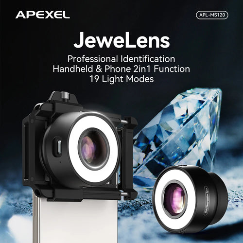 120X Jewelry Lens with Eyecup & LED Light for iPhone - sky-case