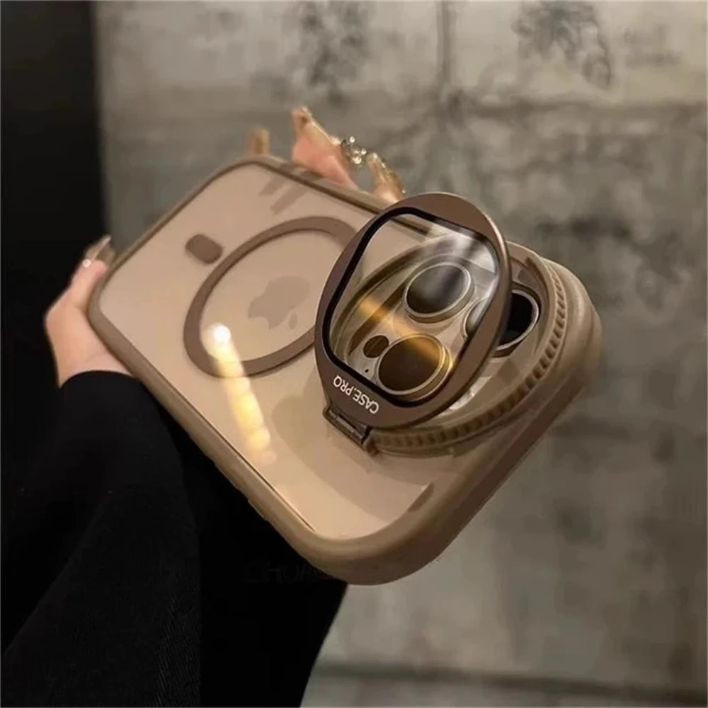 MagSafe Lens Flip Stand Cover