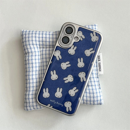 Electroplated Cute Rabbit Case - sky-case