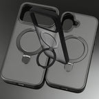 MagSafe Magnetic Case with Finger Ring for iPhone 17 with Shock-Absorbing Back Cover - sky-case