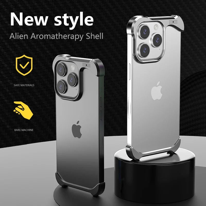 Luxury Aluminum Alloy Bumper Metal Cover - sky-case