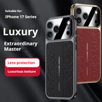 Luxurious Leather Electroplated Case - sky-case