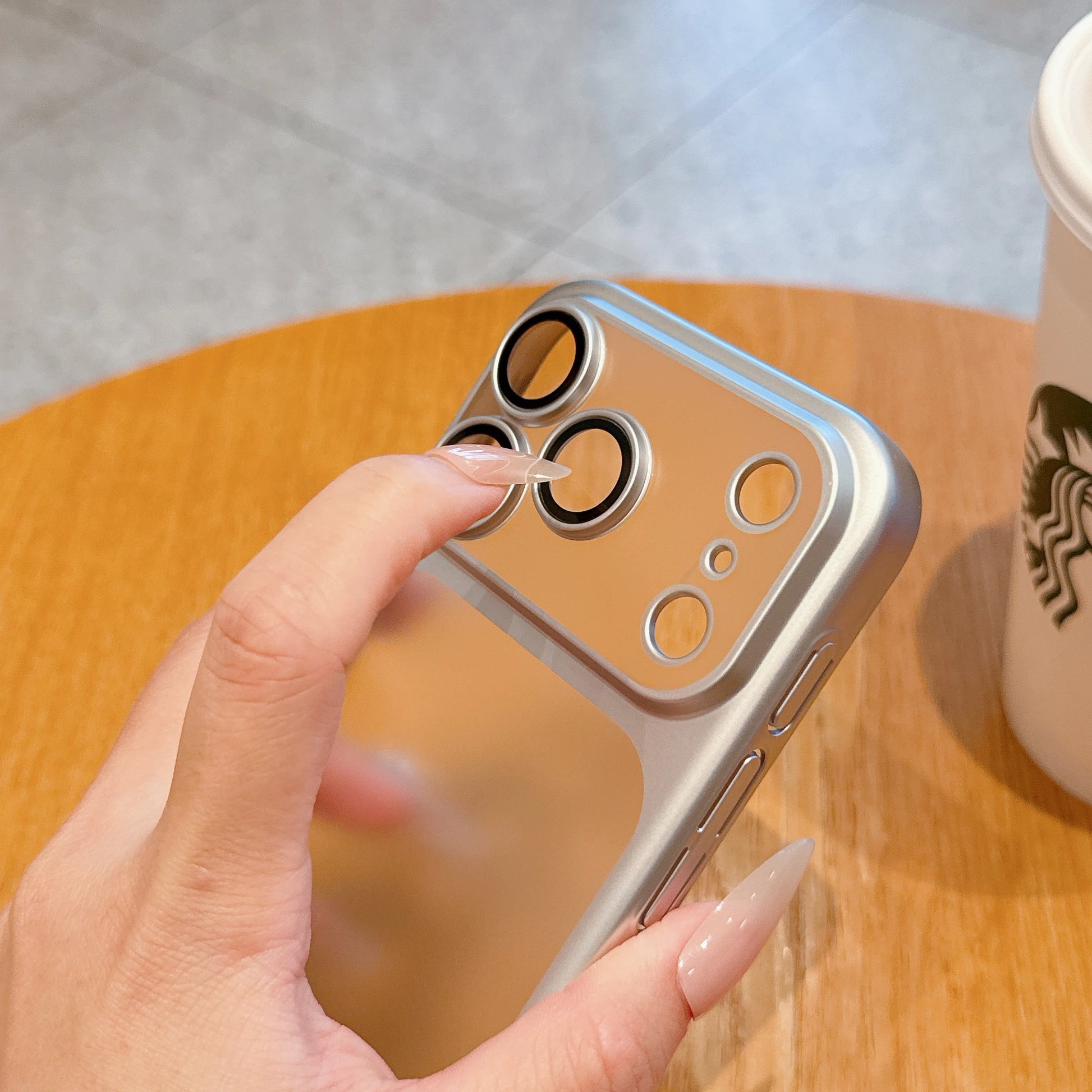 Plated Frame & Drop-Resistant Case - sky-case