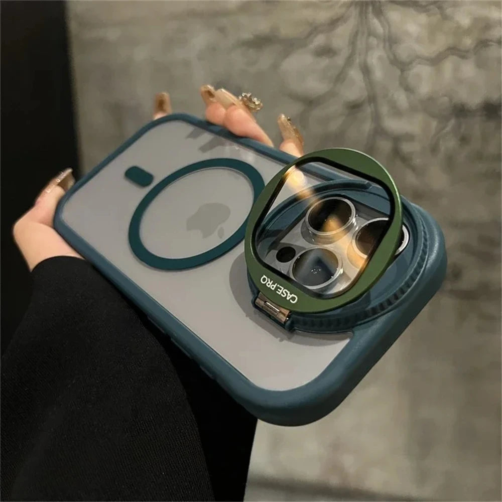 MagSafe Lens Flip Stand Cover