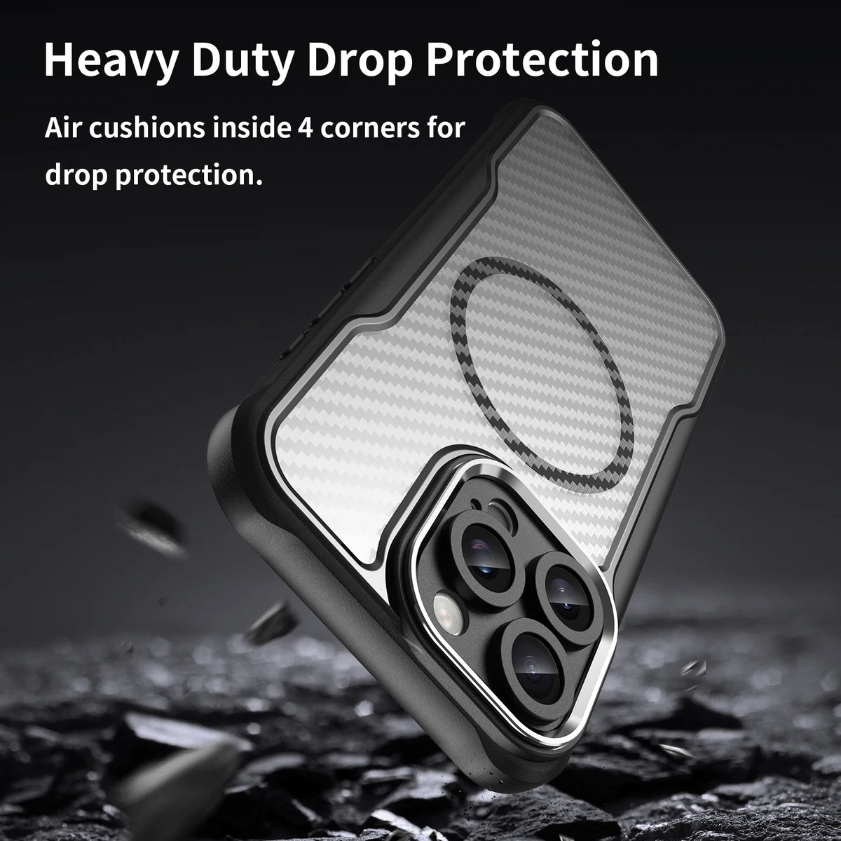 Full Lens Carbon Fibre Magnetic Cover - sky-case
