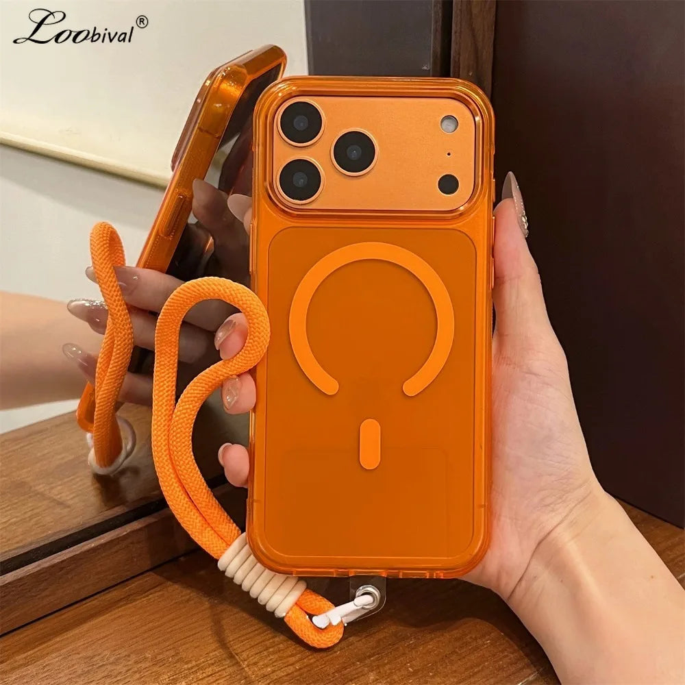 Luxury Frosted Slim Strap Case - sky-case
