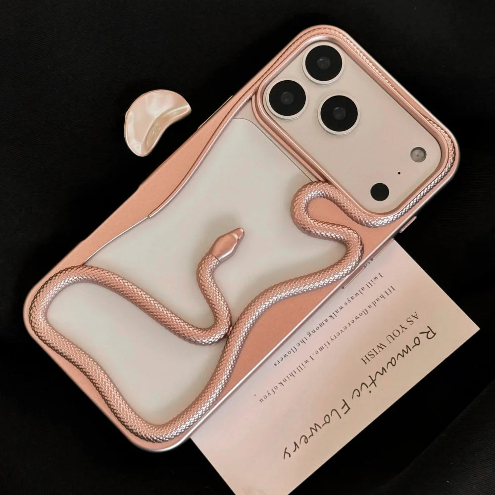 Luxury Snake Plating Armor Case - sky-case