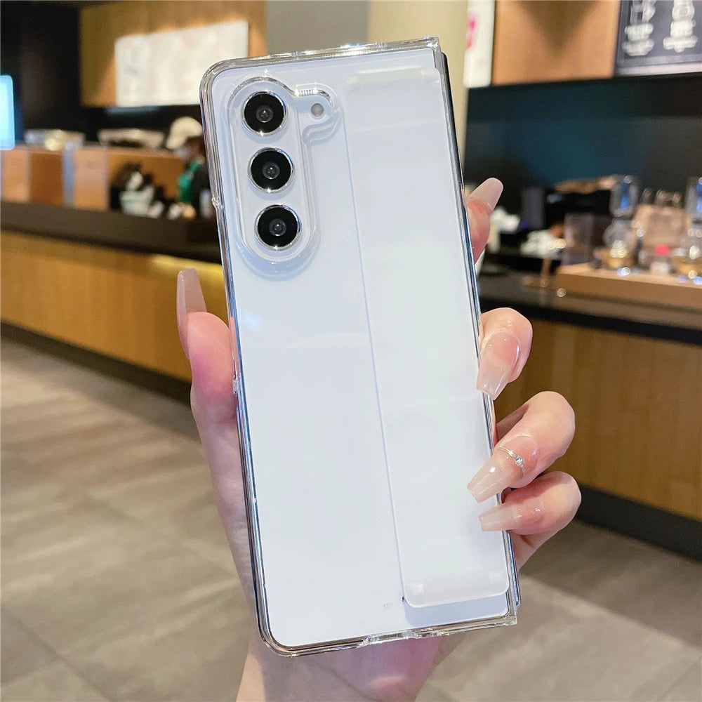 Luxury Soft Silicone Phone Case with Wrist Strap for Samsung - sky-case