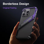 Luxury Metal Geometric Rimless Aluminum Phone Cover - sky-case