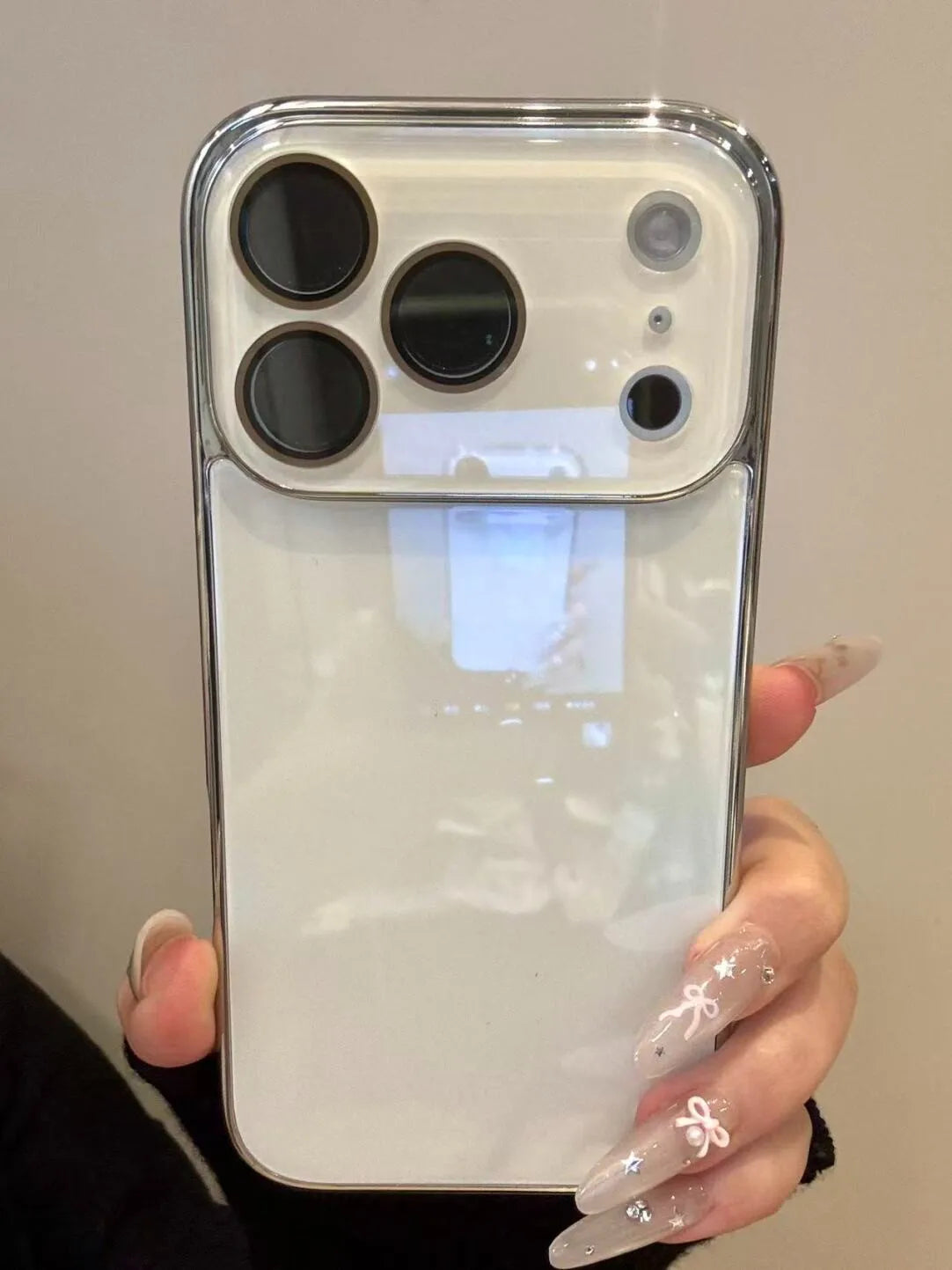 Luxury Plating Tempered Glass Bumper Case - sky-case