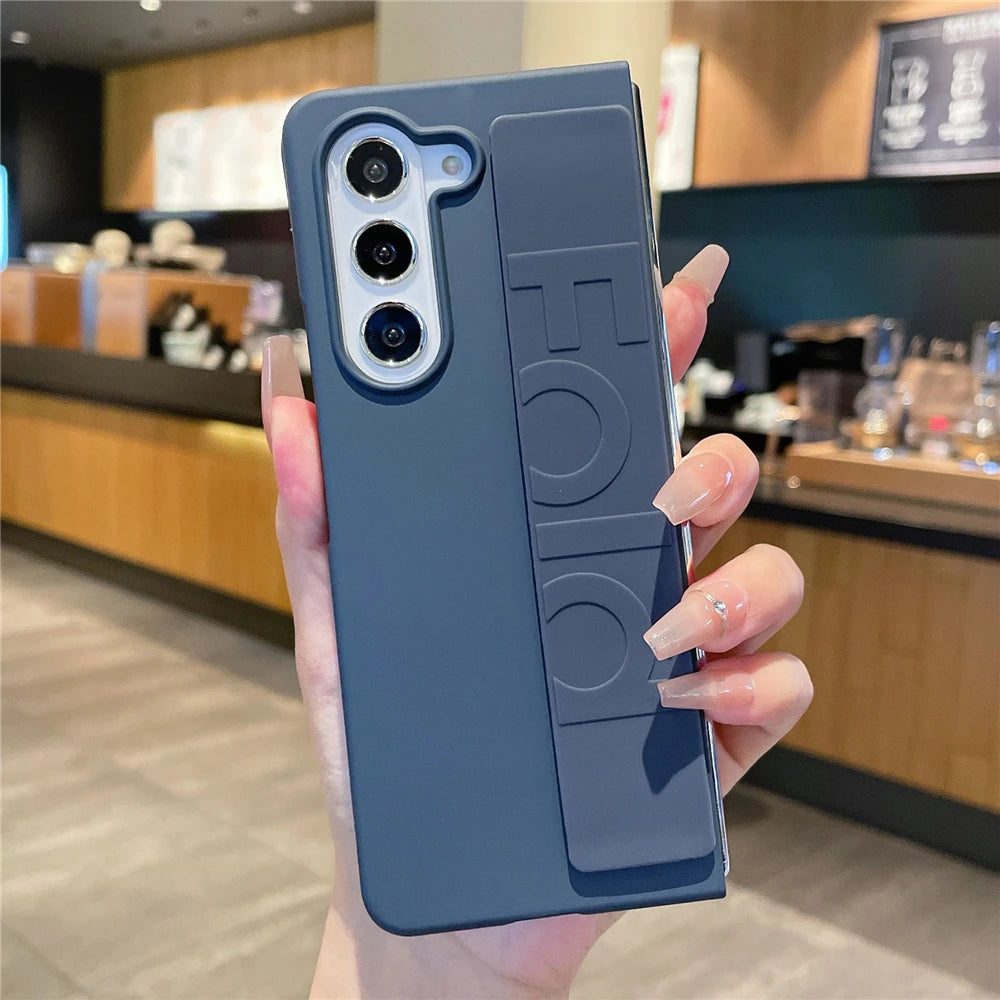 Luxury Soft Silicone Phone Case with Wrist Strap for Samsung - sky-case