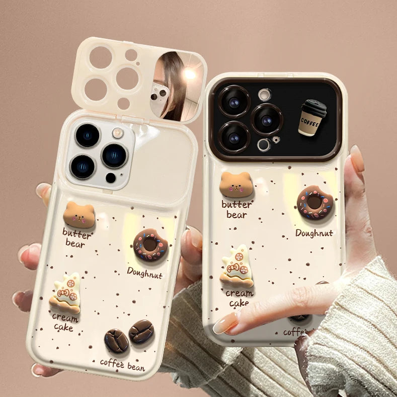 Cartoon Bear Wrist Chain Case - sky-case