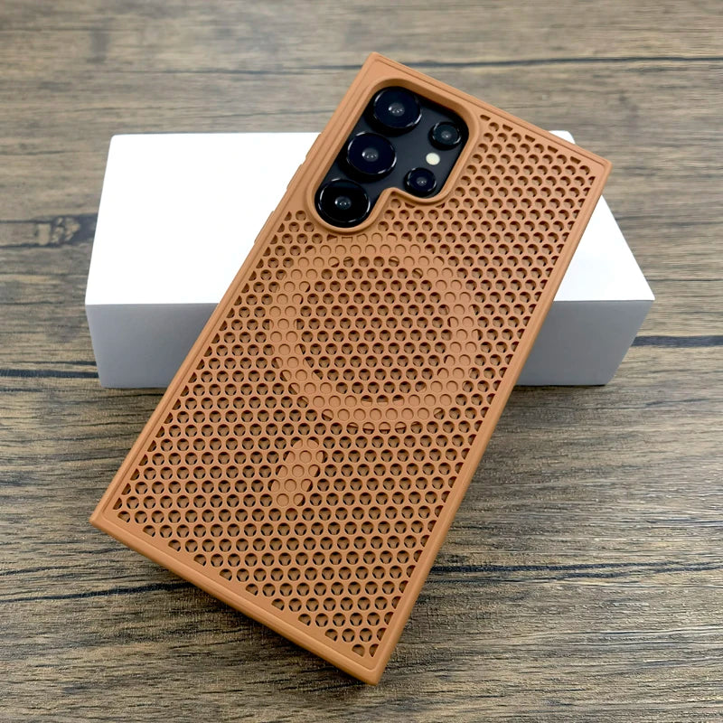 Luxury Heat Resistant Plastic Case for Samsung Galaxy with Magsafe Charging - sky-case