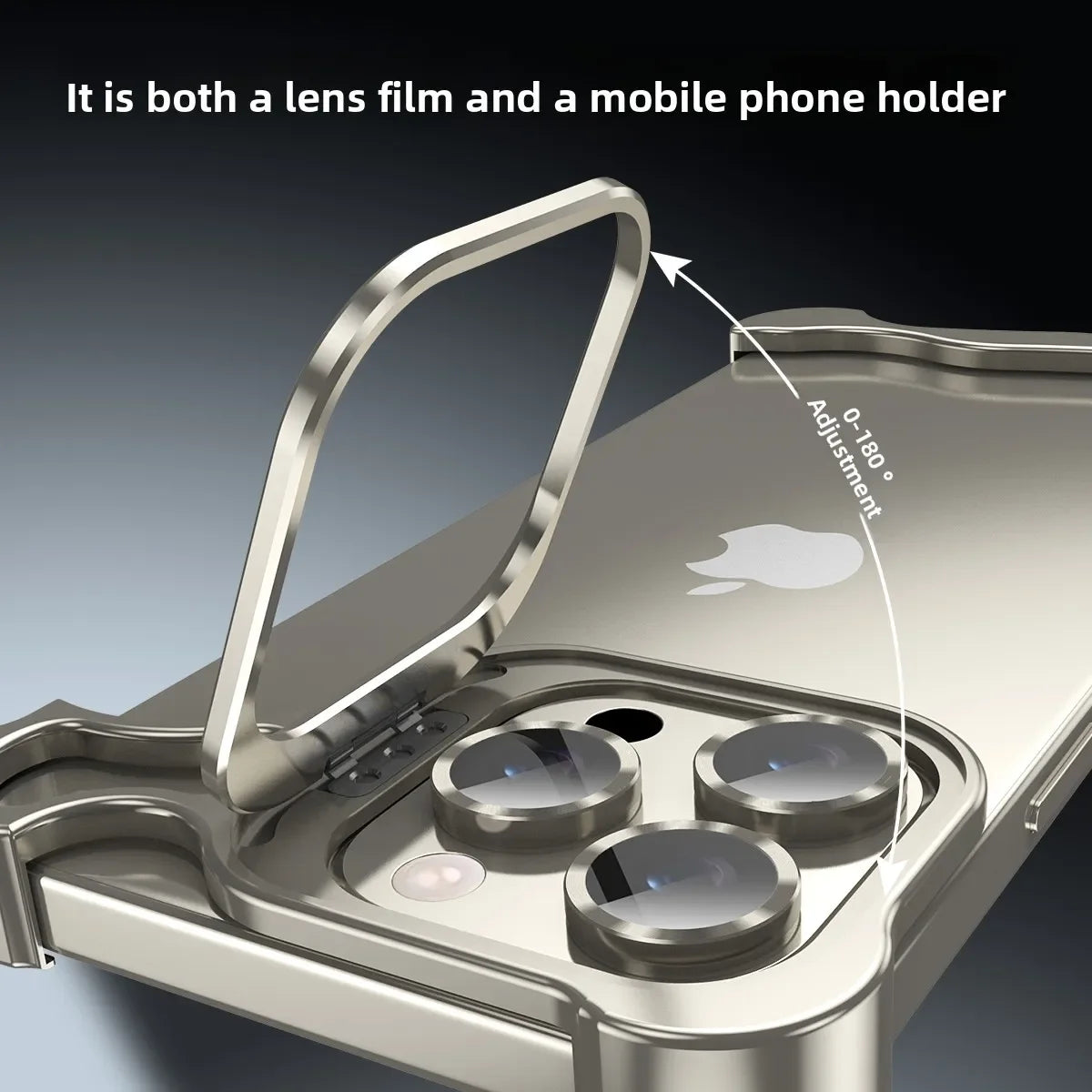 Metal Case with Shockproof Lens Holder and Heat Dissipation, Suitable for iPhone - sky-case