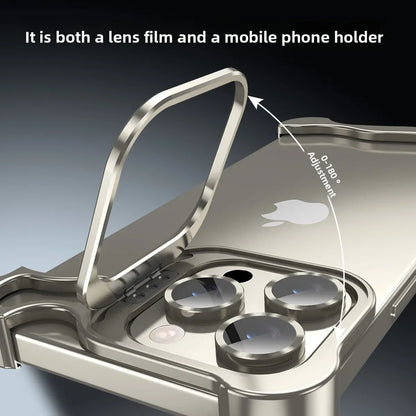 Metal Case with Shockproof Lens Holder and Heat Dissipation, Suitable for iPhone - sky-case