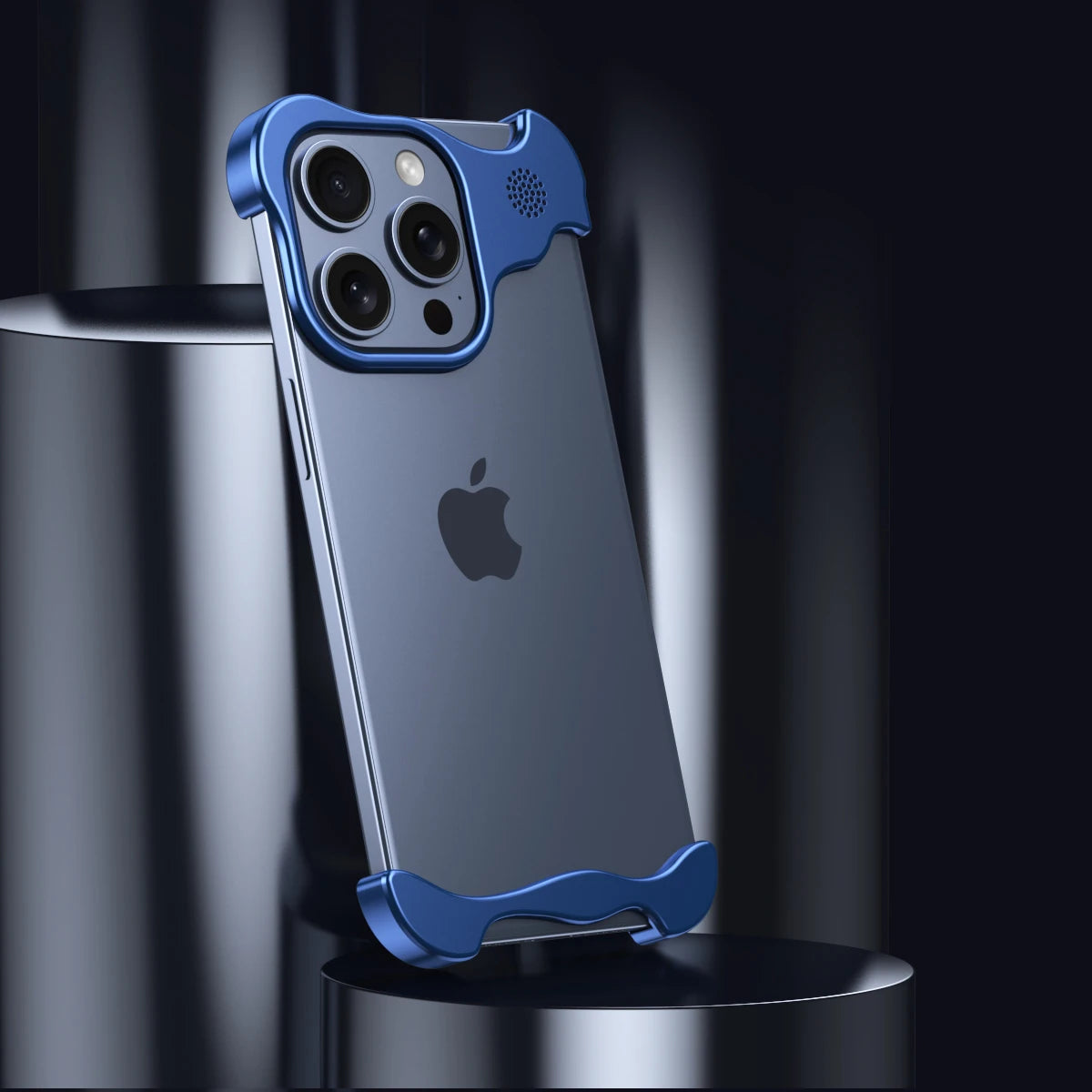 Fashion Irregular Aluminum Alloy Bumper Cove - sky-case