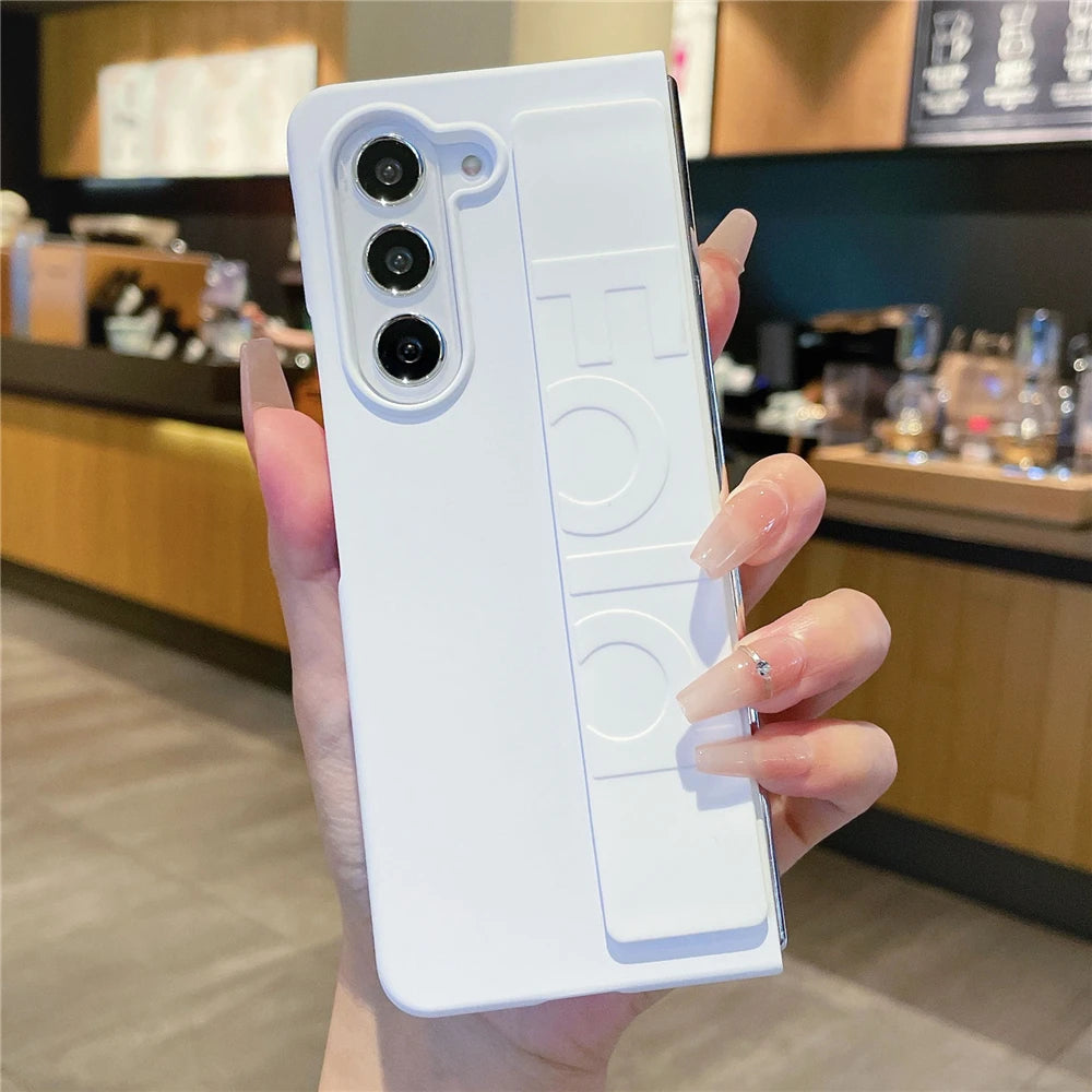 Luxury Soft Silicone Phone Case with Wrist Strap for Samsung - sky-case