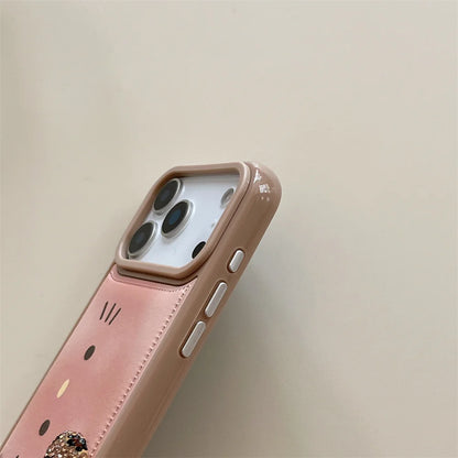 Luxury Flash Drill Bow Leather Fashion Case - sky-case