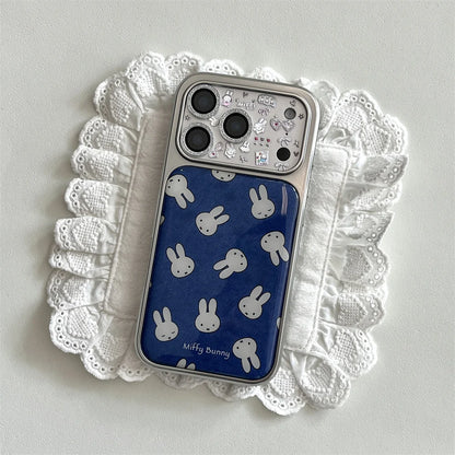 Electroplated Cute Rabbit Case - sky-case