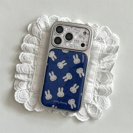 Electroplated Cute Rabbit Case - sky-case