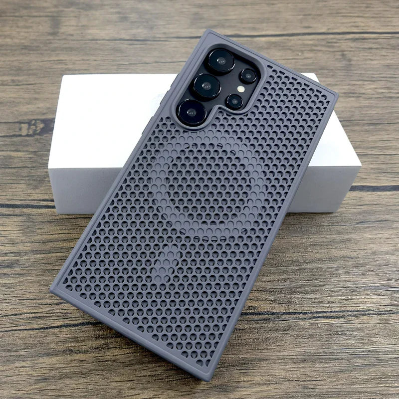 Luxury Heat Resistant Plastic Case for Samsung Galaxy with Magsafe Charging - sky-case