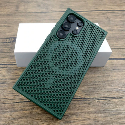 Luxury Heat Resistant Plastic Case for Samsung Galaxy with Magsafe Charging - sky-case