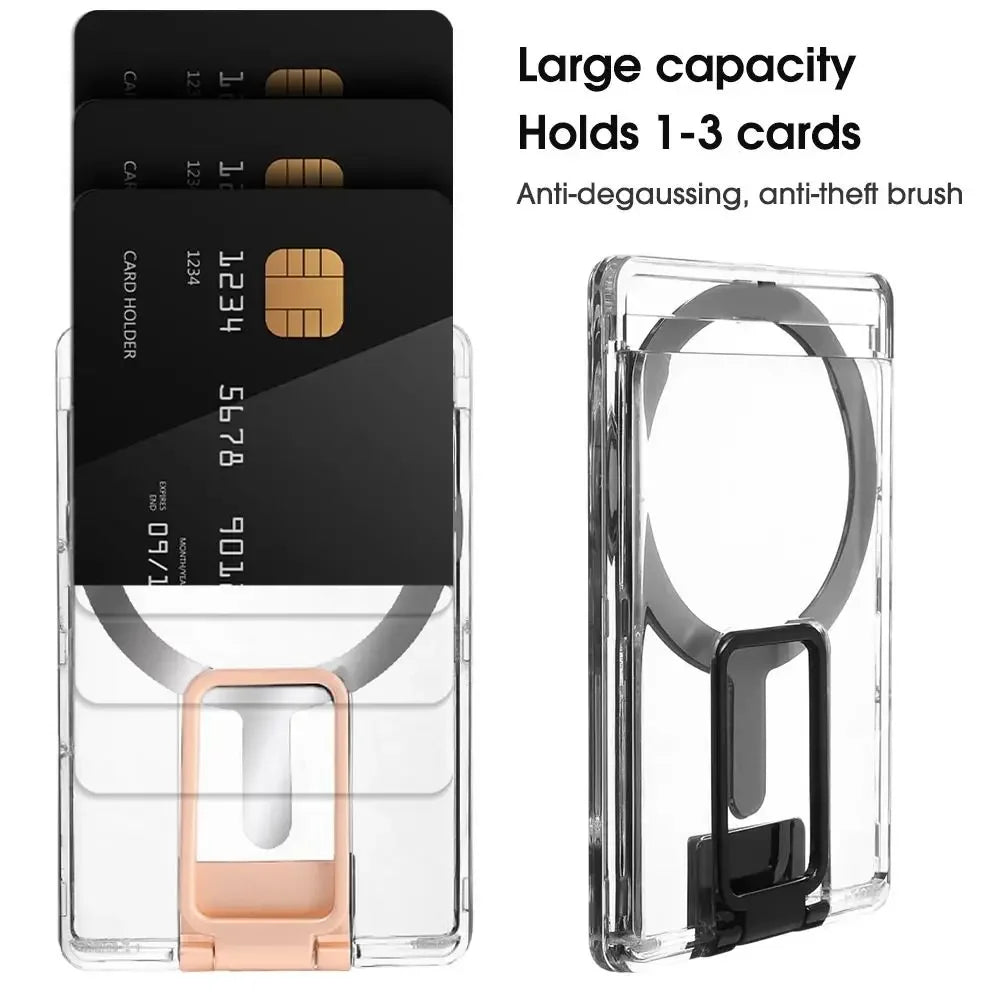 Luxury Magnetic Wallet Holder Card