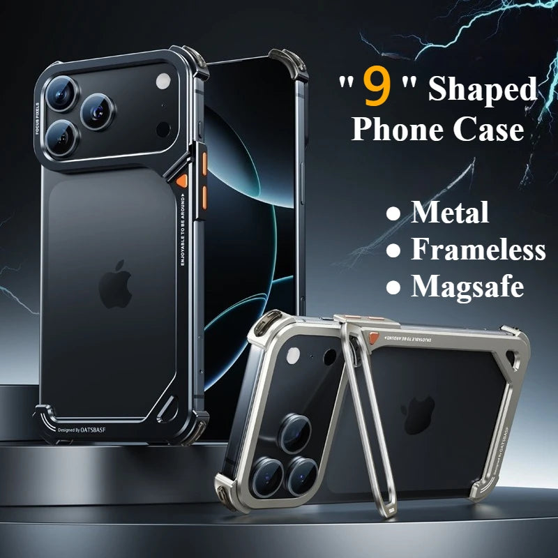 Luxury frameless aluminum alloy case - sky-case