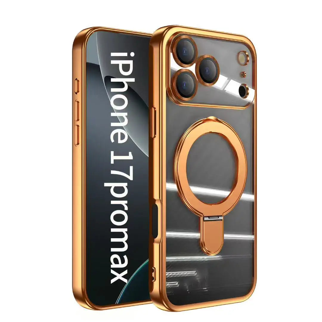 Luxury Plating MagSafe Magnetic Bracket Case - sky-case