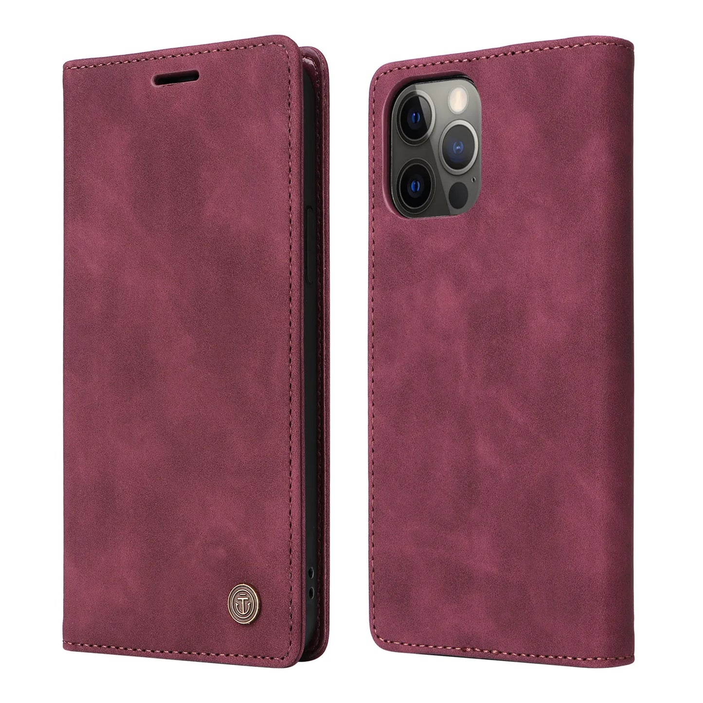 Luxury Leather Flip Phone Case for Samsung Galaxy Wallet Cover - sky-case
