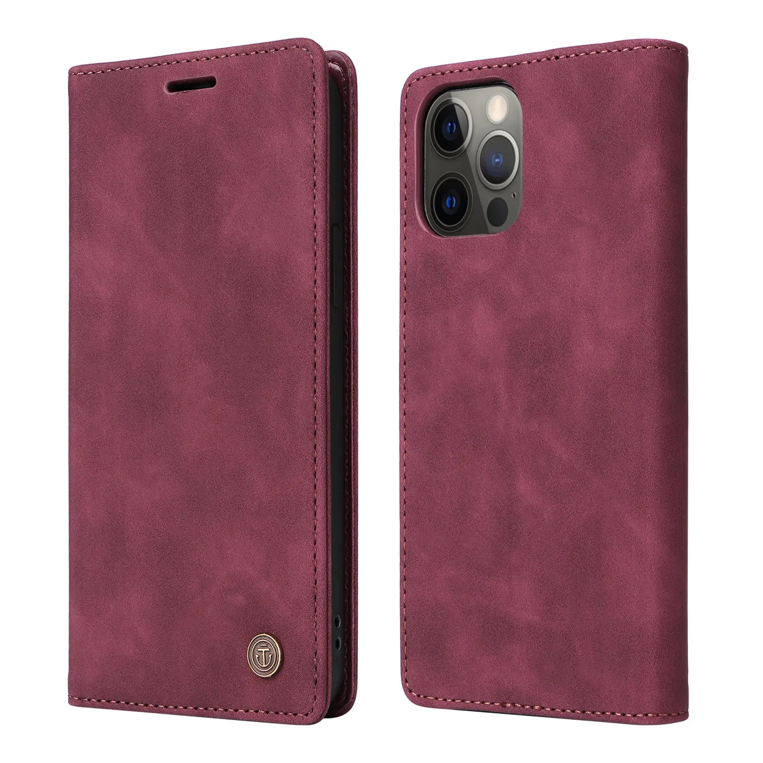 Luxury Leather Flip Phone Case for Samsung Galaxy Wallet Cover - sky-case