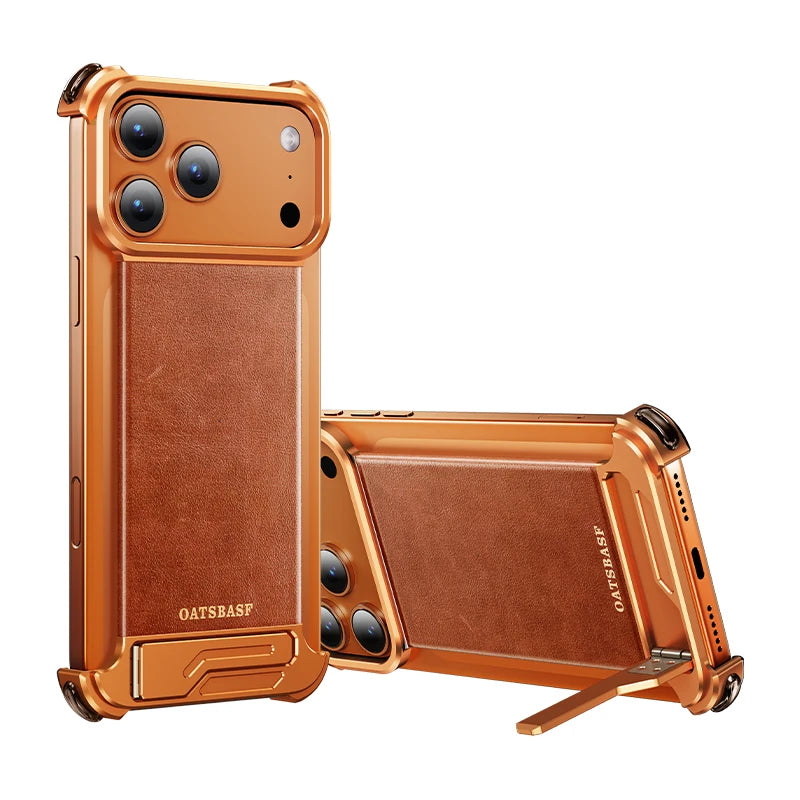 Luxury Oatsbasf Frameless Leather Magnetic Case - sky-case