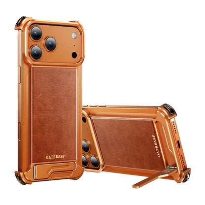 Luxury Oatsbasf Frameless Leather Magnetic Case - sky-case