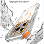 Magnetic Clear Stand Case for iPhone 17 Pro Max 17 Pro 17 Air - sky-case