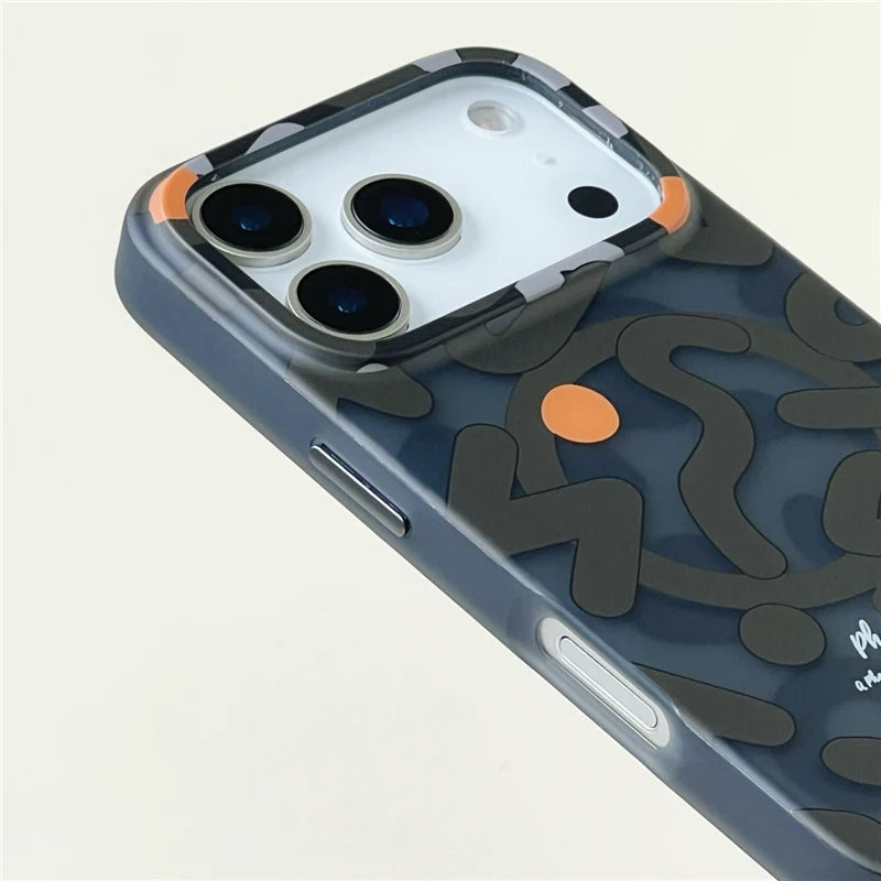 Trendy Graffiti MagSafe Matte Case - sky-case