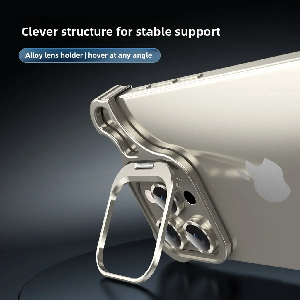 Metal Case with Shockproof Lens Holder and Heat Dissipation, Suitable for iPhone - sky-case
