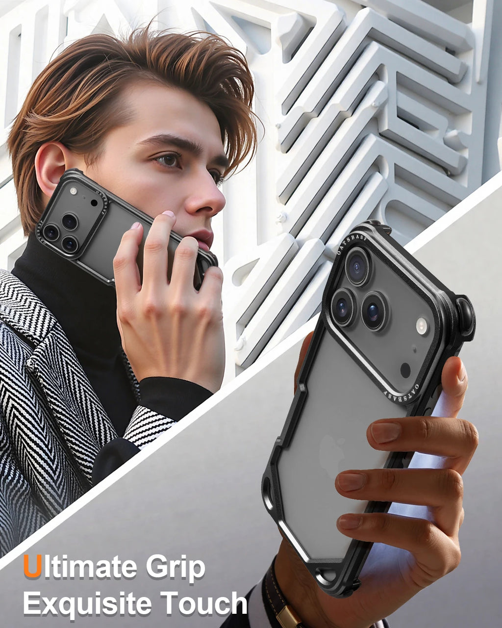 Premium metal case with an ultra-slim frame for all iPhone 17 models - sky-case