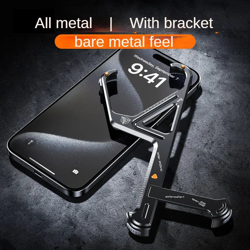 Luxury Aluminum Stand Phone Cover