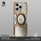 Luxury Metal Gear Magnetic Holder Phone Cover - sky-case