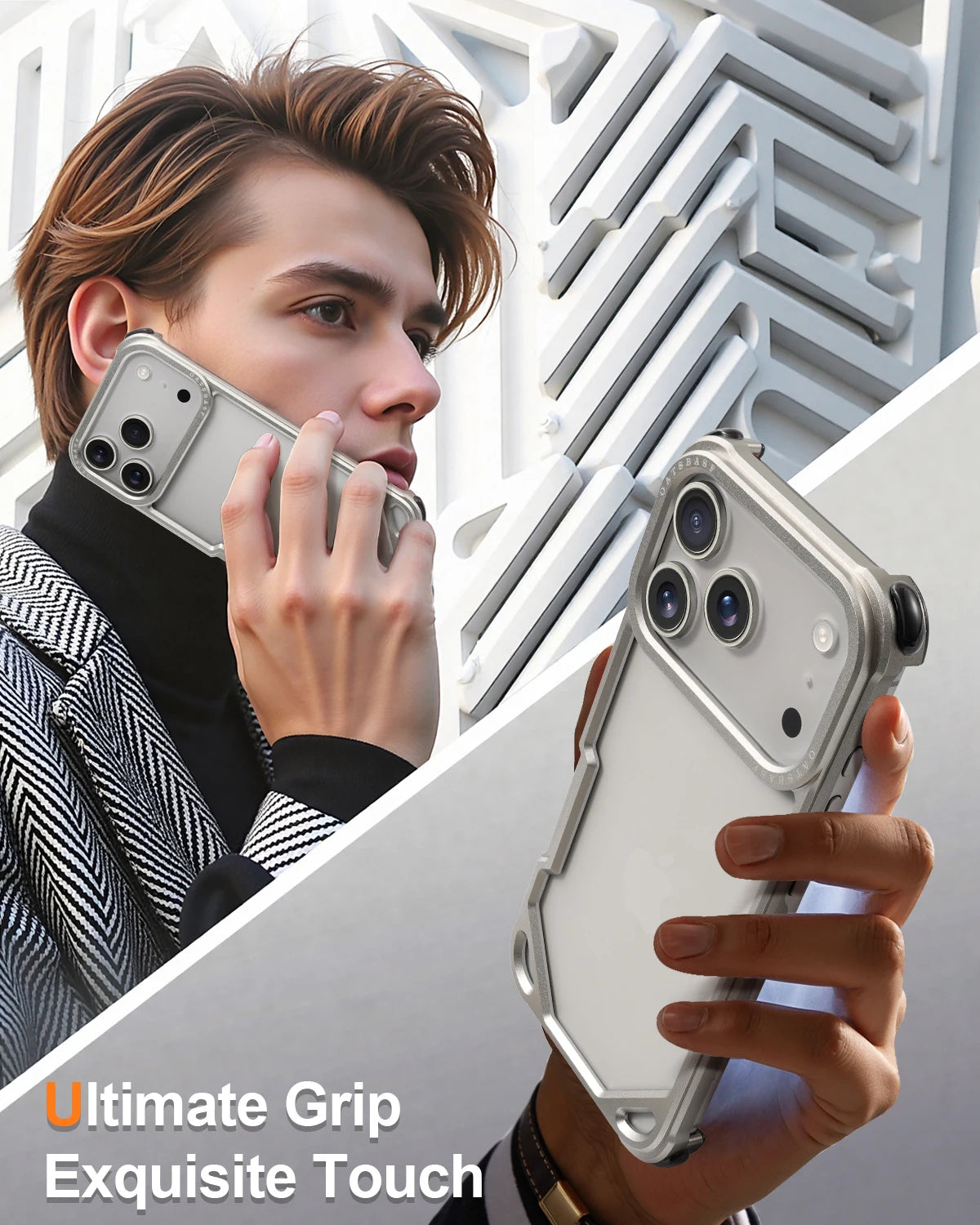 Premium metal case with an ultra-slim frame for all iPhone 17 models - sky-case