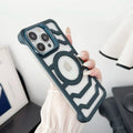 Luxury Carbon Fiber Style Magnetic Phone Cover - sky-case