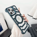 Luxury Carbon Fiber Style Magnetic Phone Cover - sky-case