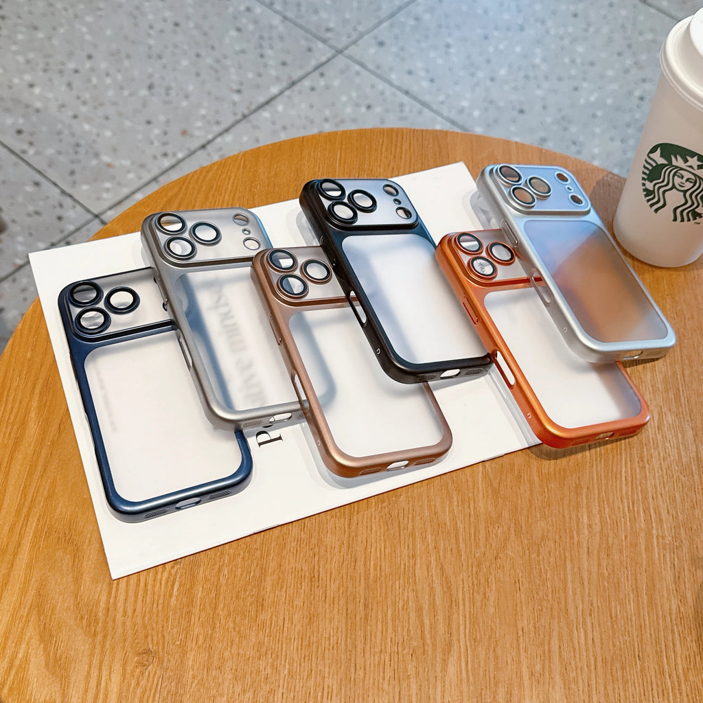 Plated Frame & Drop-Resistant Case - sky-case