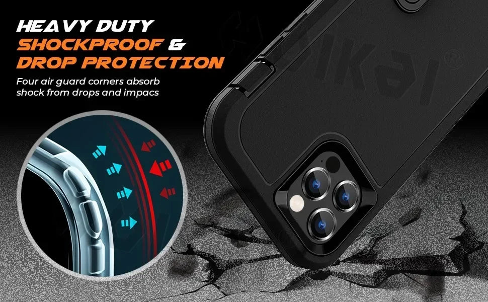 Heavy Duty Shockproof Silicone Case - sky-case