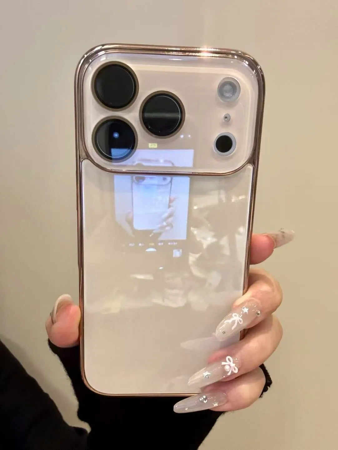 Luxury Plating Tempered Glass Bumper Case - sky-case