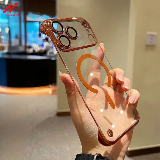 Ultra-Slim Plated Frameless MagSafe Cover