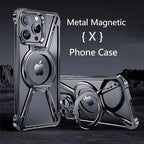 Luxury 360 Rotate Magnetic Aluminum alloy Cover - sky-case