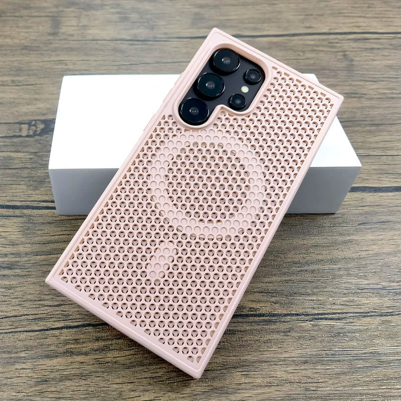 Luxury Heat Resistant Plastic Case for Samsung Galaxy with Magsafe Charging - sky-case