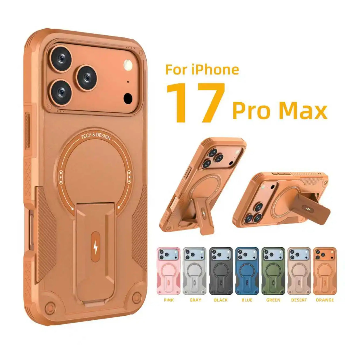 MagSafe Stand Hard Anti-Fall Case - sky-case
