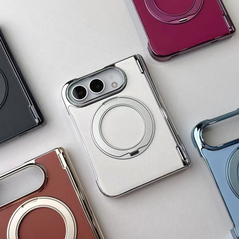 LuxeFold™ Leather MagSafe Case